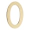 Architectural Mailboxes Brass 5 inch Floating House Number Polished Brass 0 3585PB-0 - alternate 1